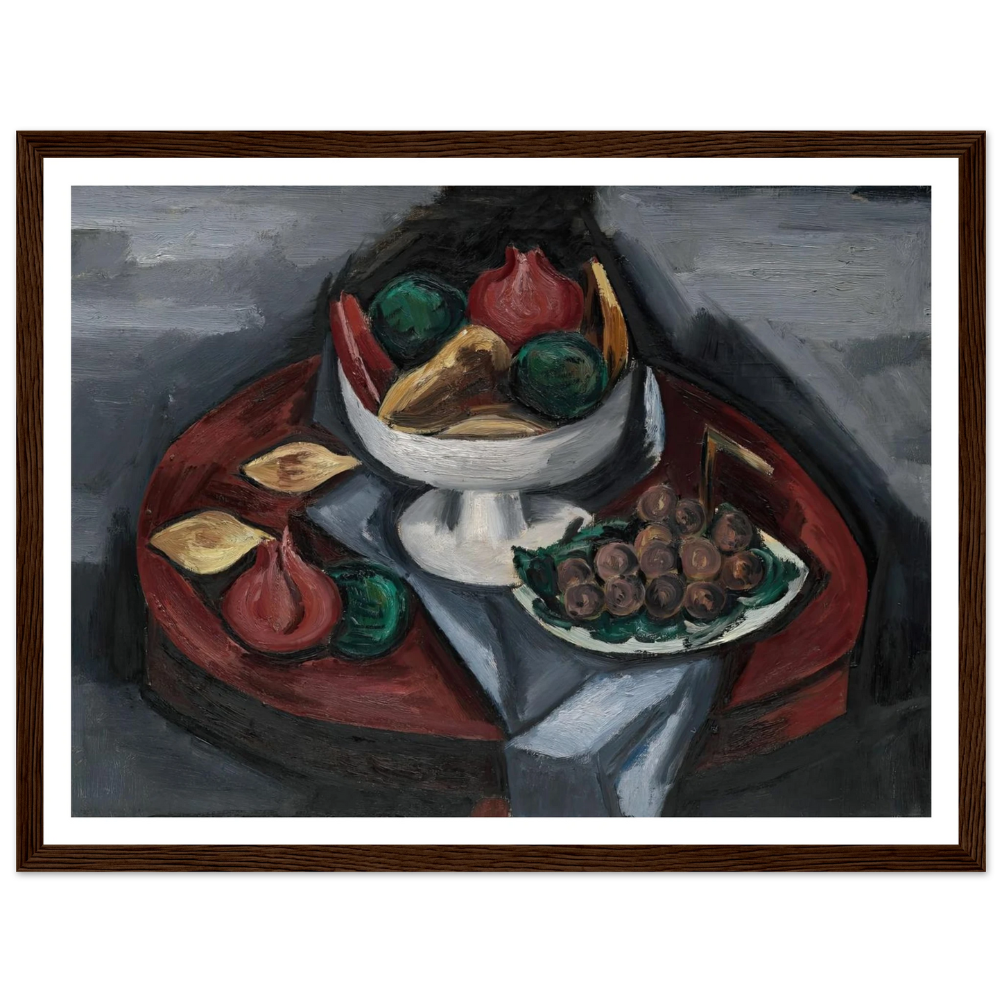 Still Life No. 2 (circa 1921 –23) Art Print | Marsden Hartley - Framed Poster - 30x40 cm / 12x16″ - Black frame