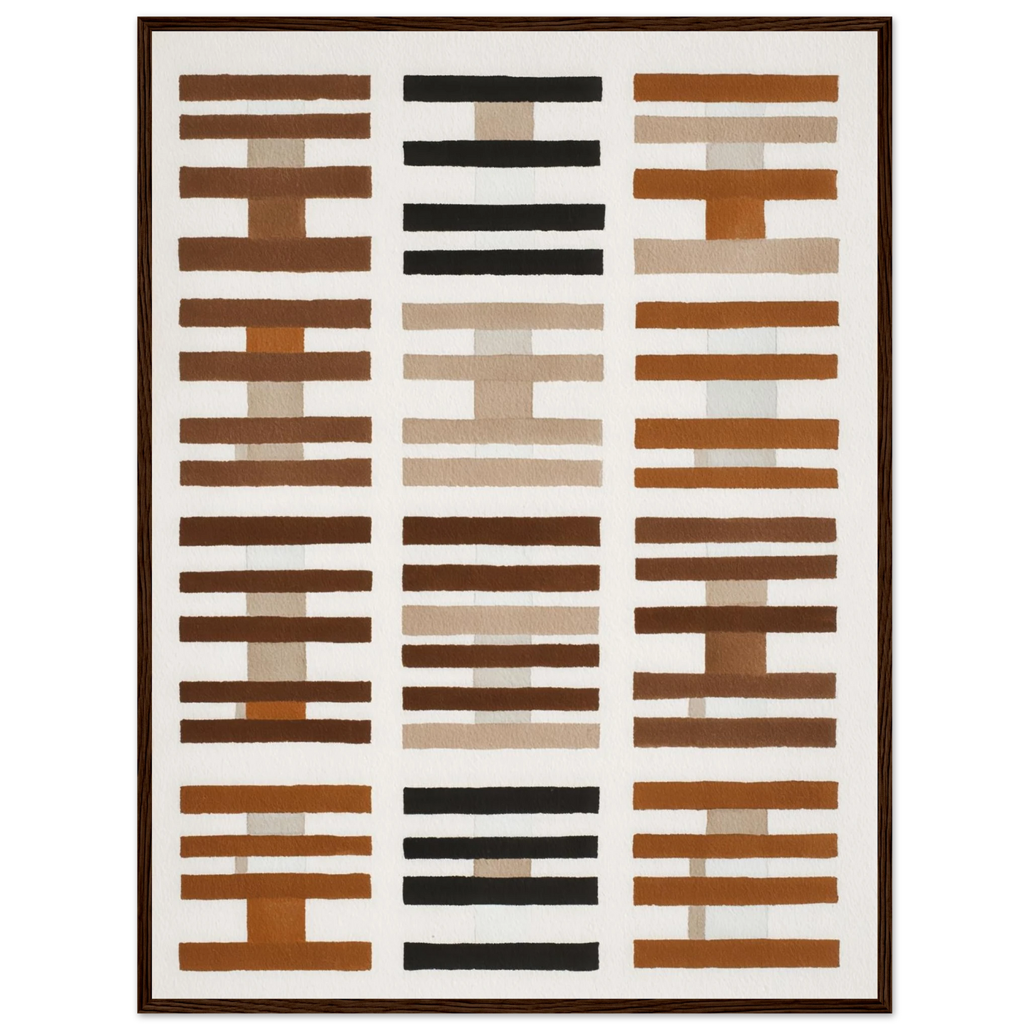 Stripes - Framed Poster - 30x40 cm / 12x16″ - Black frame