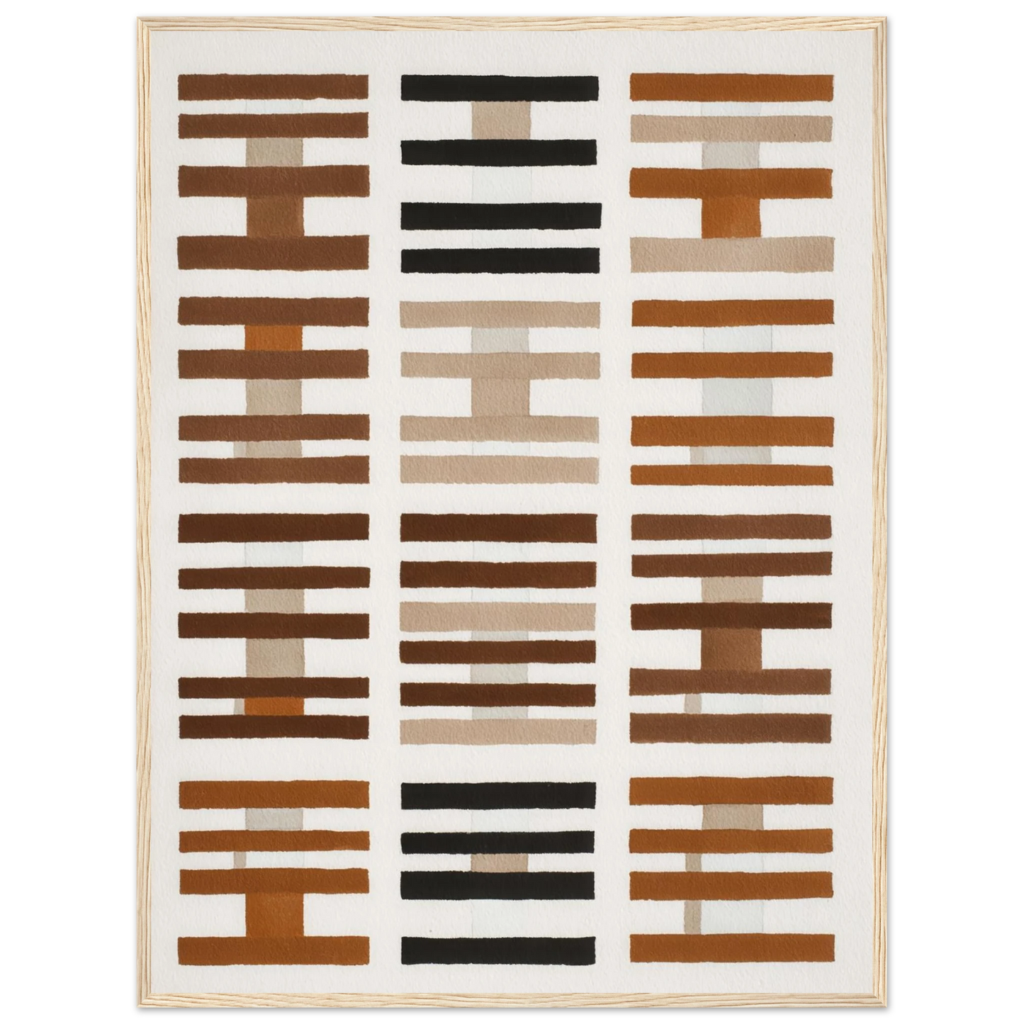 Stripes - Framed Poster - 30x40 cm / 12x16″ - Black frame