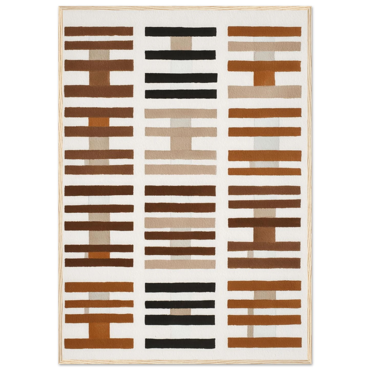 Stripes - Framed Poster - 30x40 cm / 12x16″ - Black frame