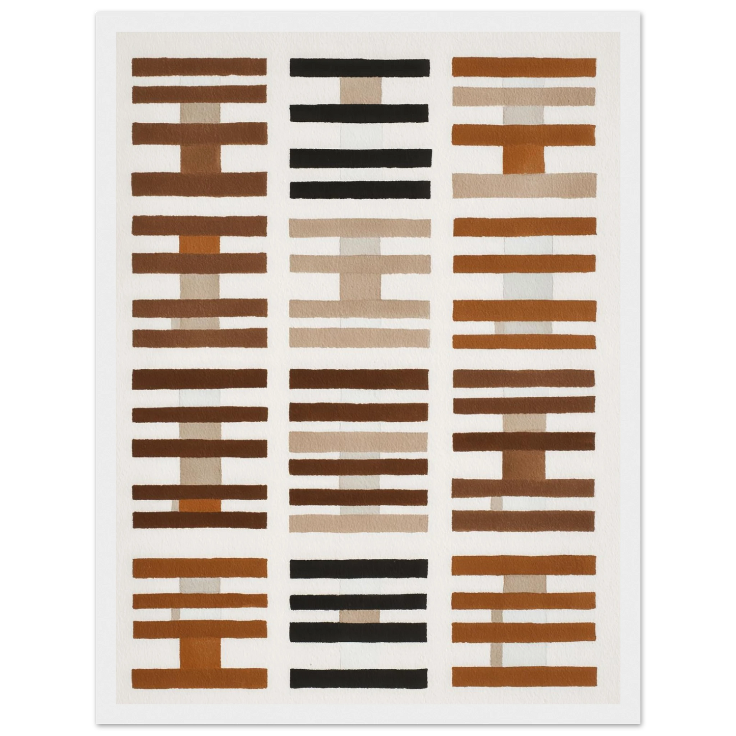 Stripes - Framed Poster - 30x40 cm / 12x16″ - Black frame