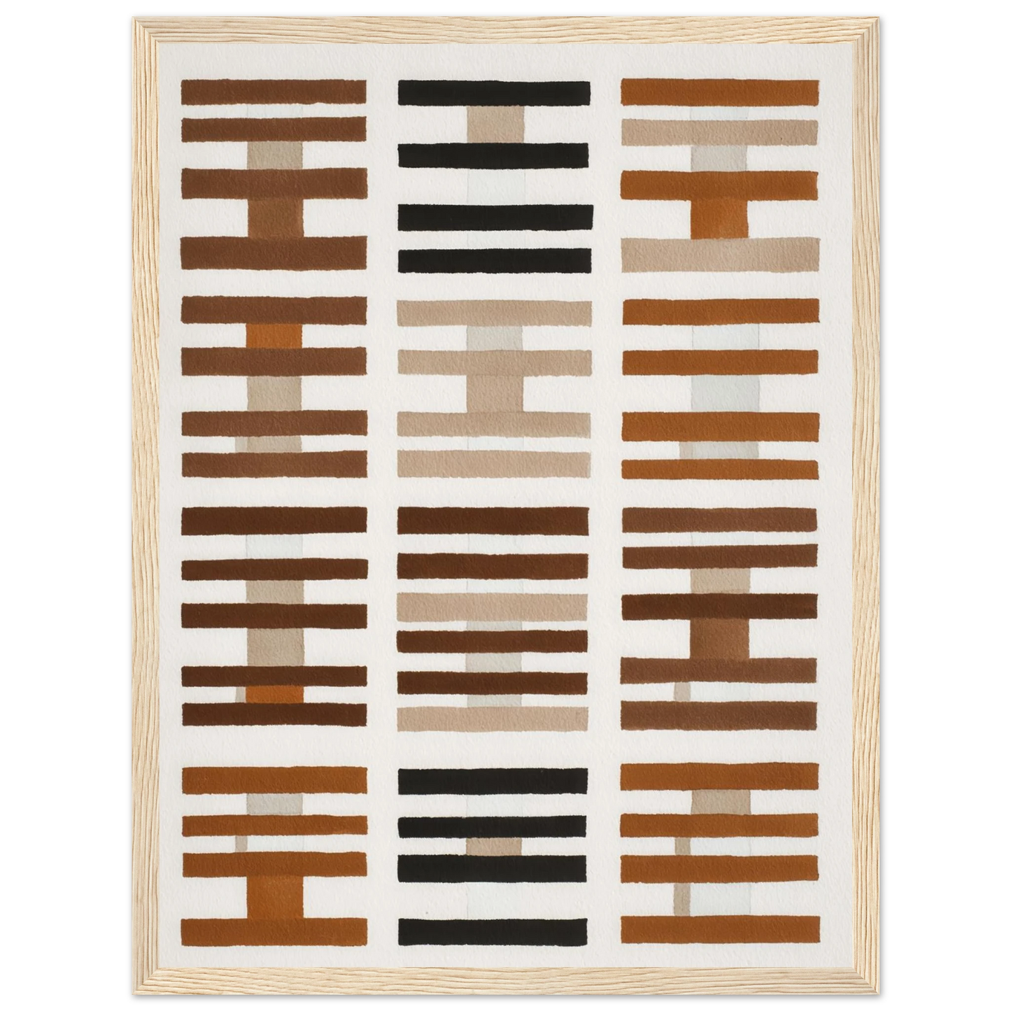 Stripes - Framed Poster - 30x40 cm / 12x16″ - Black frame