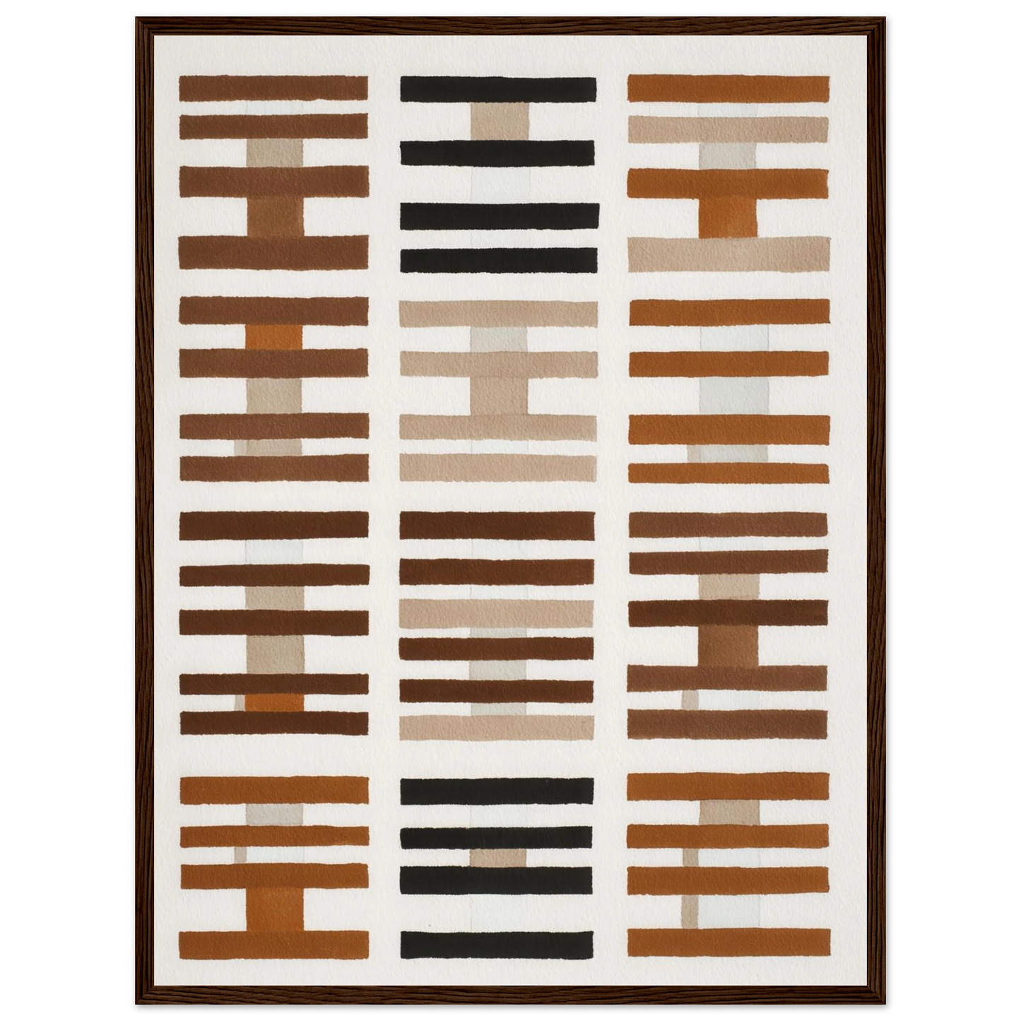 Stripes - Framed Poster - 30x40 cm / 12x16″ - Black frame