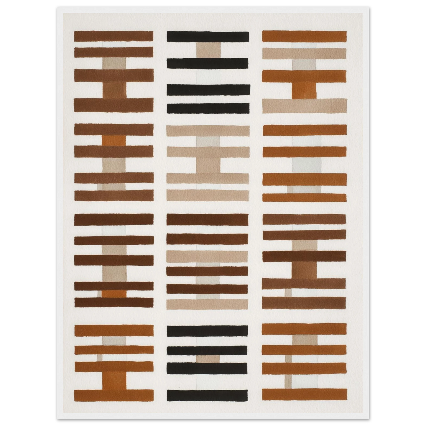 Stripes - Framed Poster - 30x40 cm / 12x16″ - Black frame