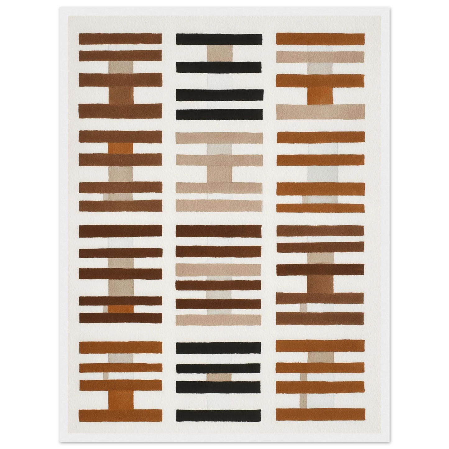 Stripes - Framed Poster - 30x40 cm / 12x16″ - Black frame