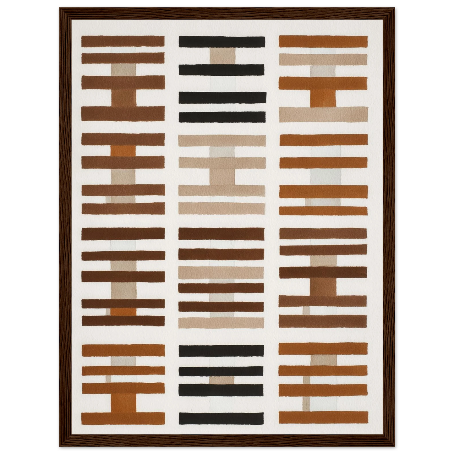 Stripes - Framed Poster - 30x40 cm / 12x16″ - Black frame