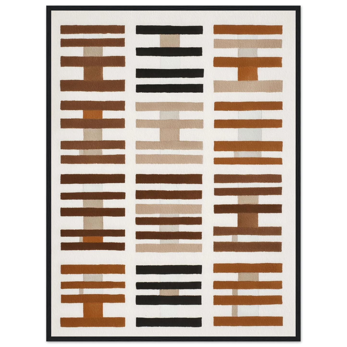 Stripes - Framed Poster - 30x40 cm / 12x16″ - Black frame