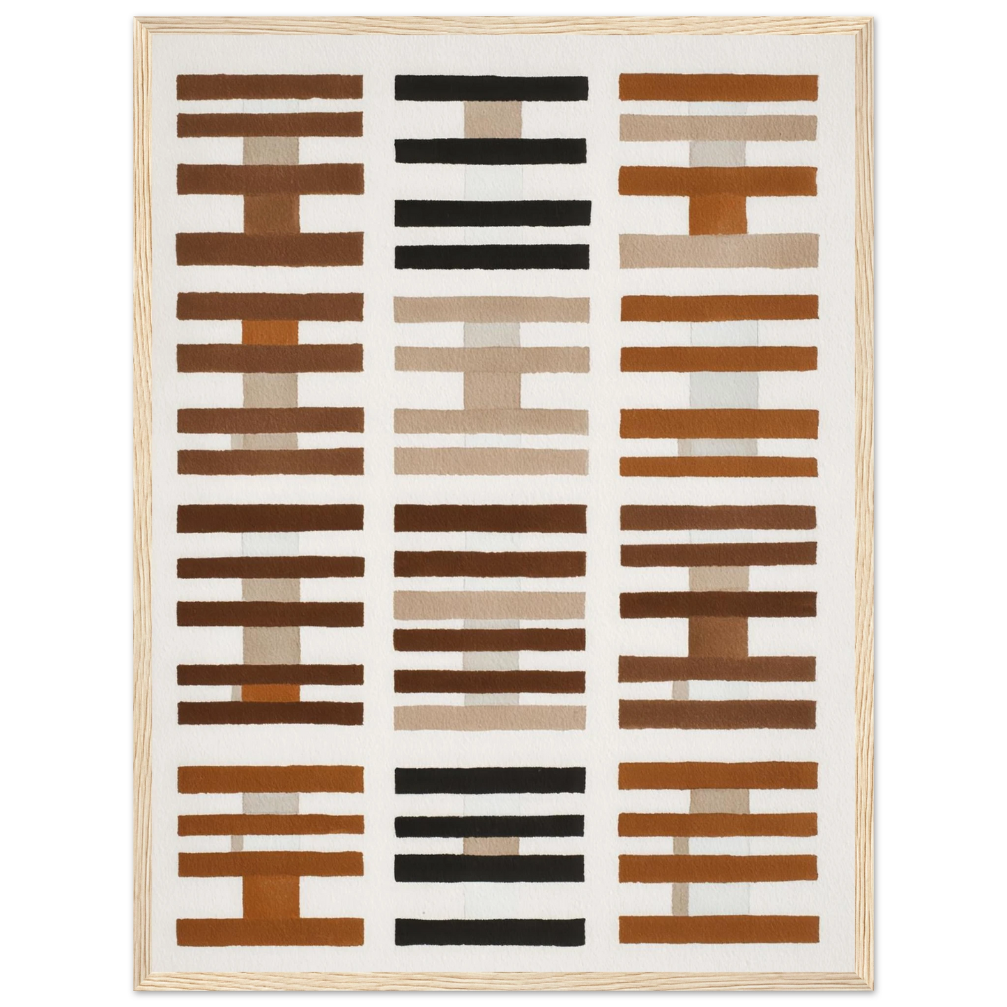 Stripes - Framed Poster - 30x40 cm / 12x16″ - Black frame