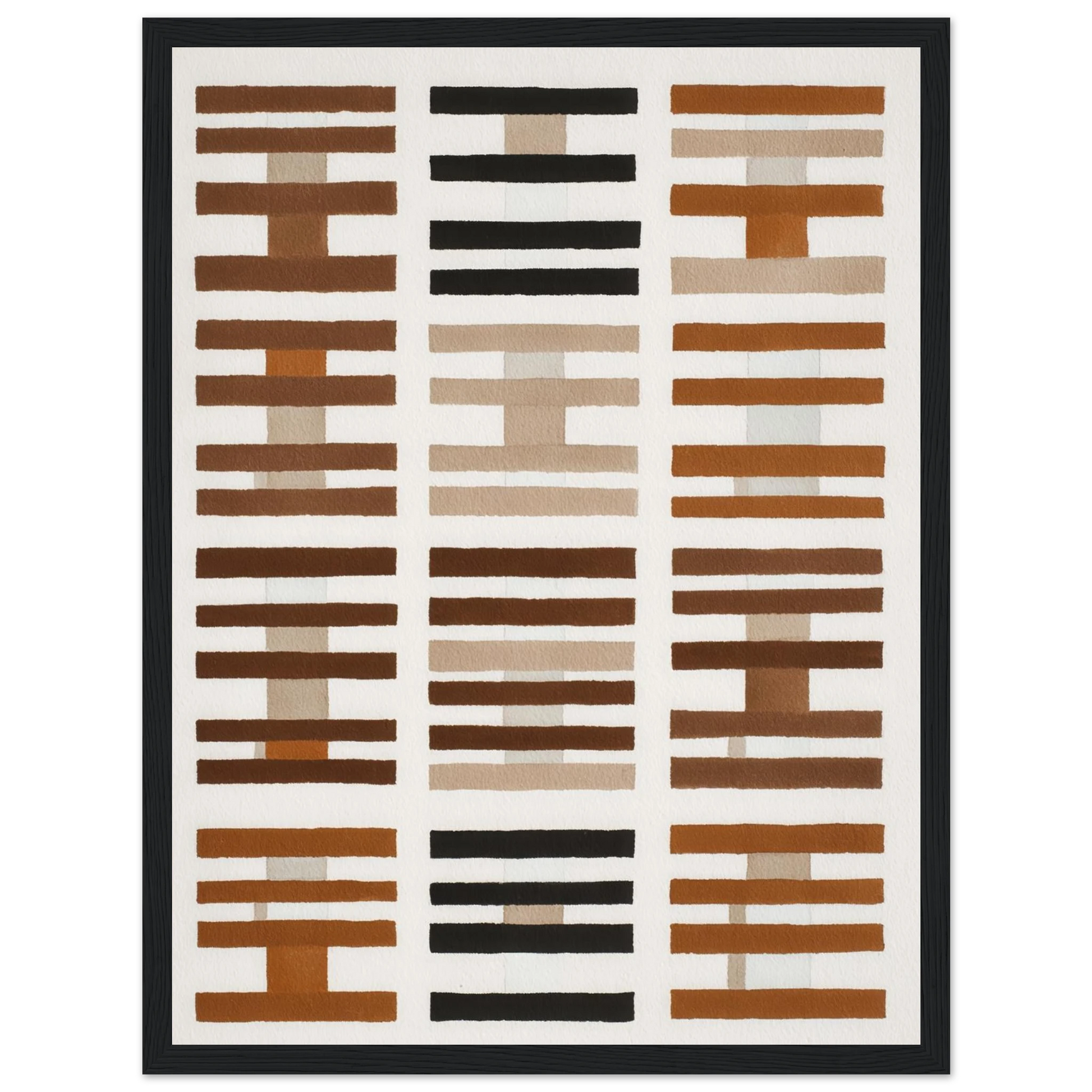 Stripes - Framed Poster - 30x40 cm / 12x16″ - Black frame