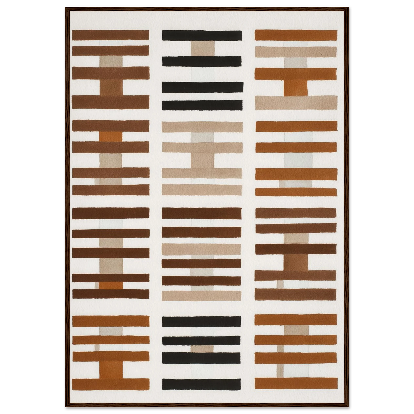 Stripes - Framed Poster - 30x40 cm / 12x16″ - Black frame