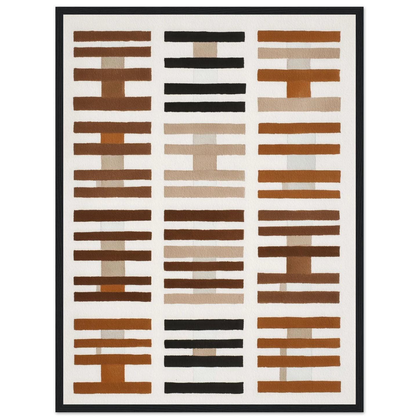 Stripes - Framed Poster - 30x40 cm / 12x16″ - Black frame