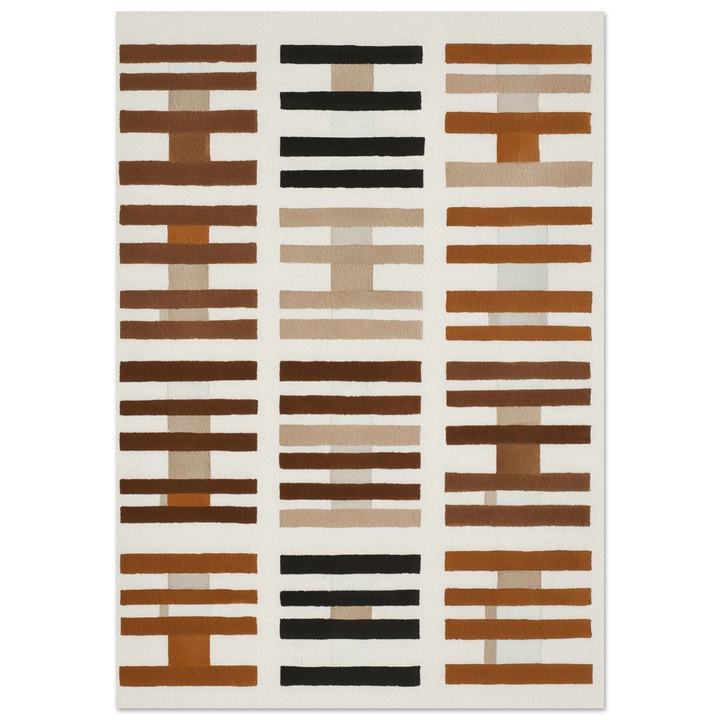 Stripes - Framed Poster - 30x40 cm / 12x16″ - Black frame