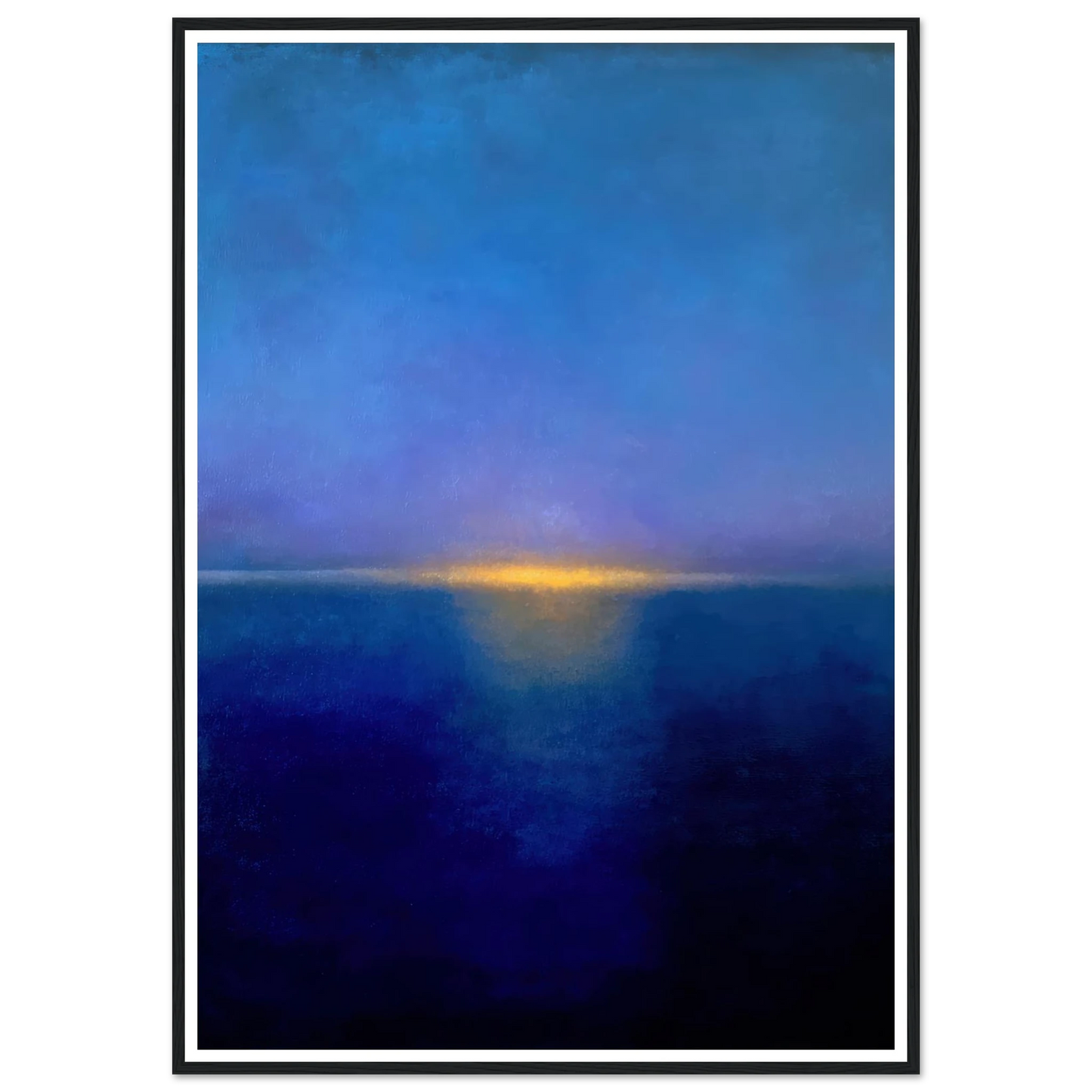 Submerged Horizon - Framed Poster - 30x40 cm / 12x16″ - Black frame