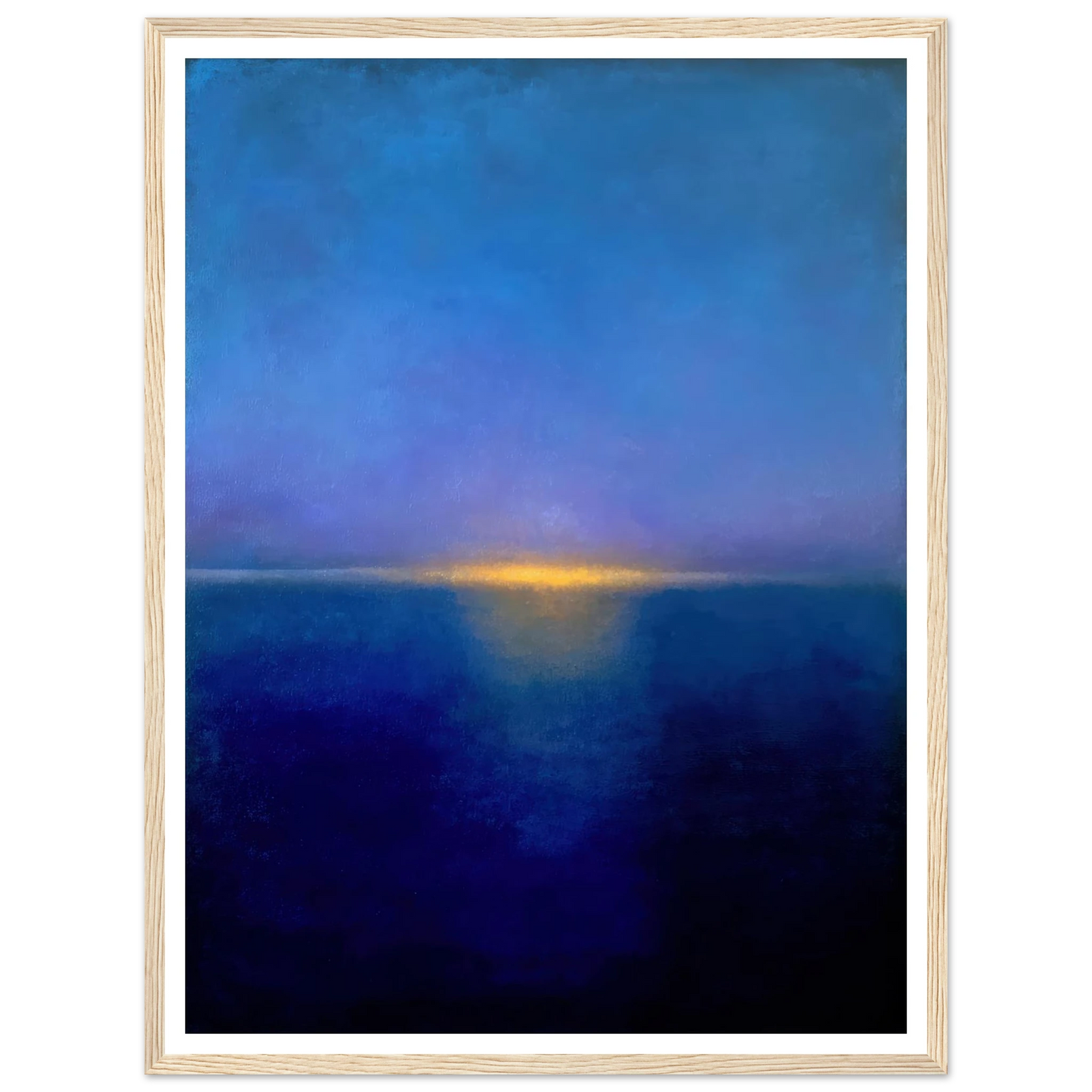Submerged Horizon - Framed Poster - 30x40 cm / 12x16″ - Black frame