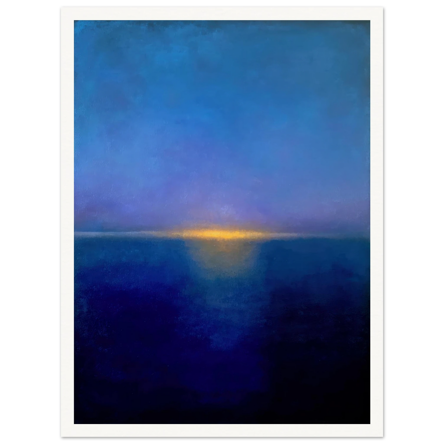 Submerged Horizon - Framed Poster - 30x40 cm / 12x16″ - Black frame
