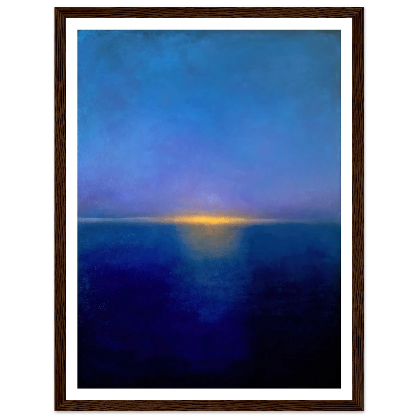 Submerged Horizon - Framed Poster - 30x40 cm / 12x16″ - Black frame