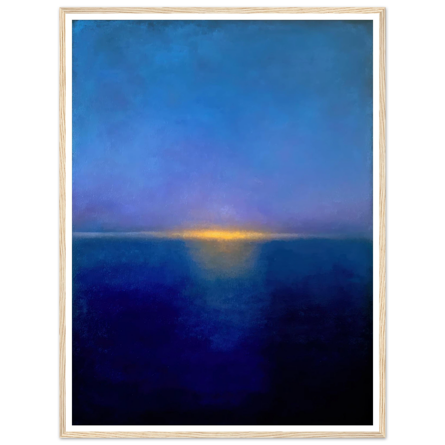 Submerged Horizon - Framed Poster - 30x40 cm / 12x16″ - Black frame