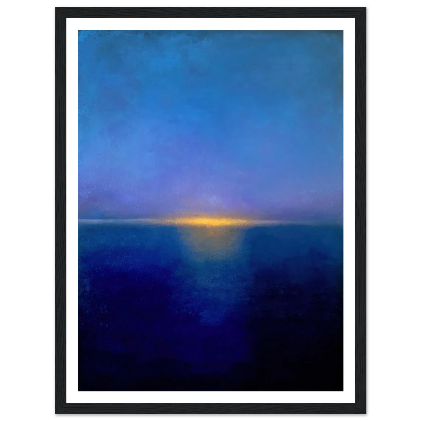 Submerged Horizon - Framed Poster - 30x40 cm / 12x16″ - Black frame