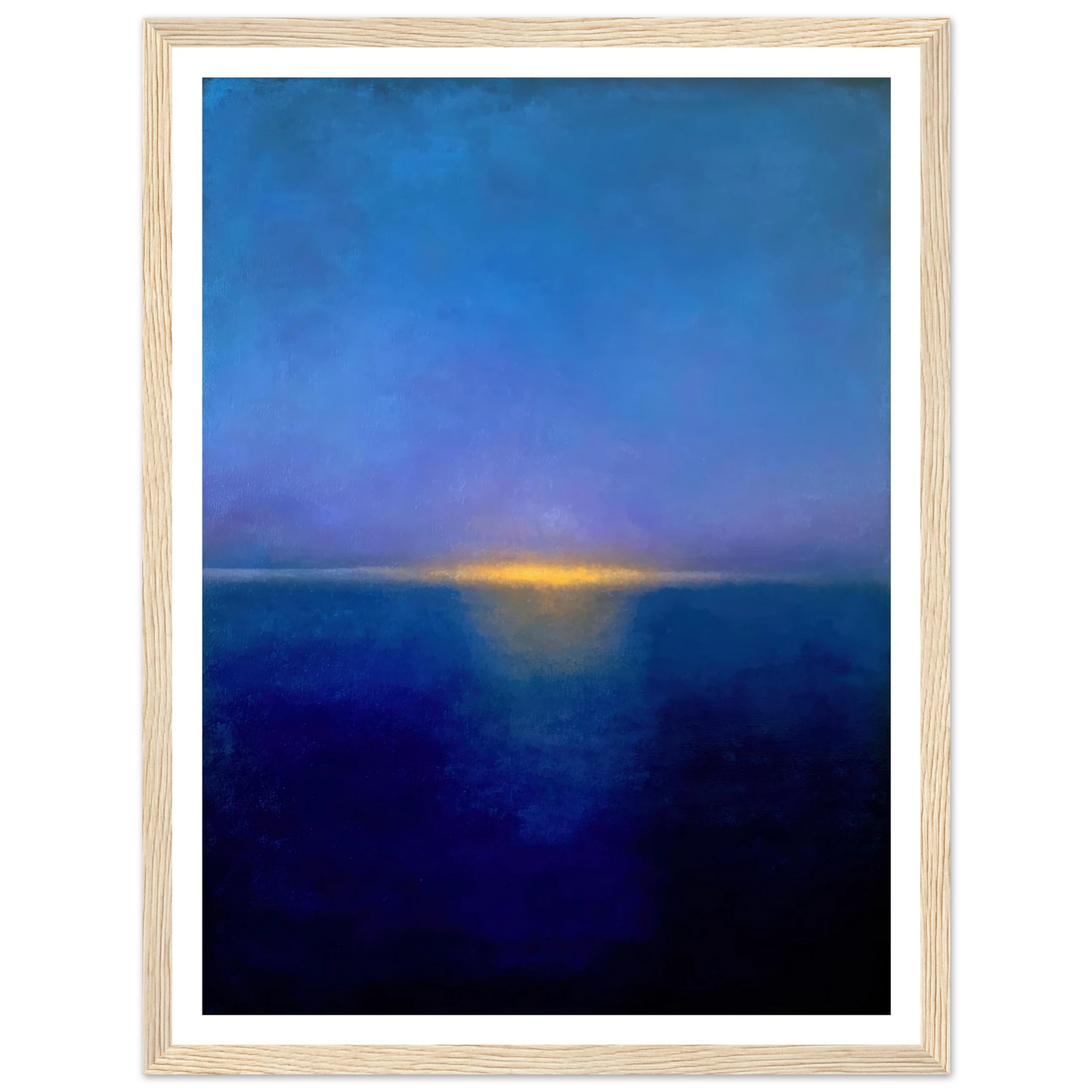 Submerged Horizon - Framed Poster - 30x40 cm / 12x16″ - Black frame