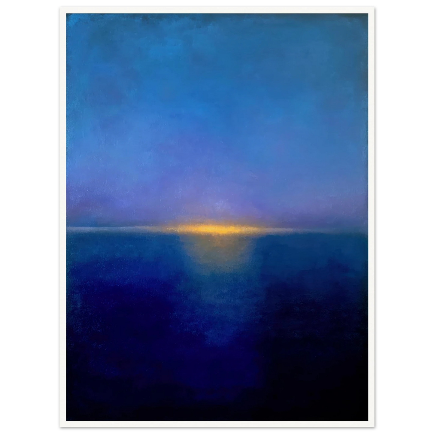 Submerged Horizon - Framed Poster - 30x40 cm / 12x16″ - Black frame