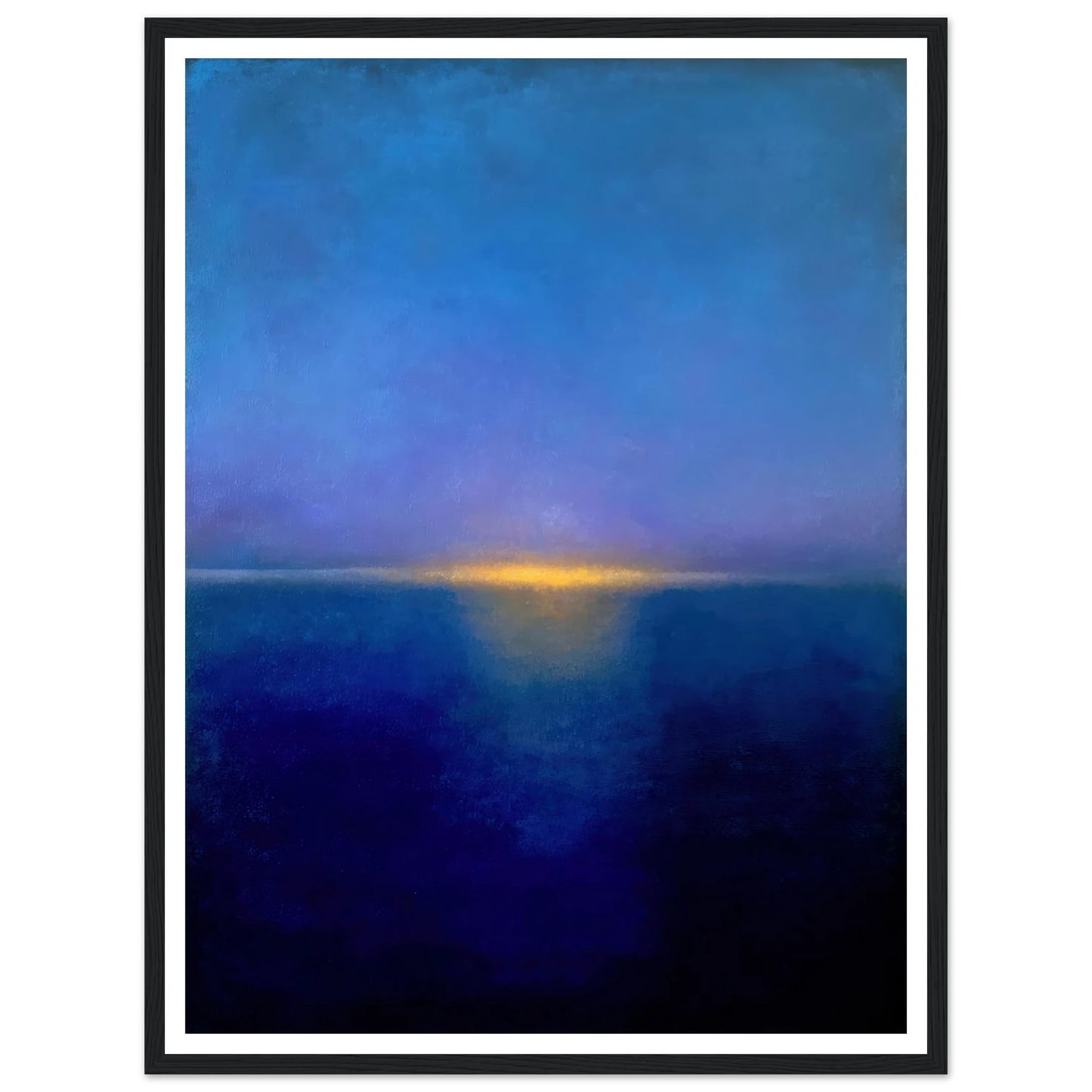 Submerged Horizon - Framed Poster - 30x40 cm / 12x16″ - Black frame