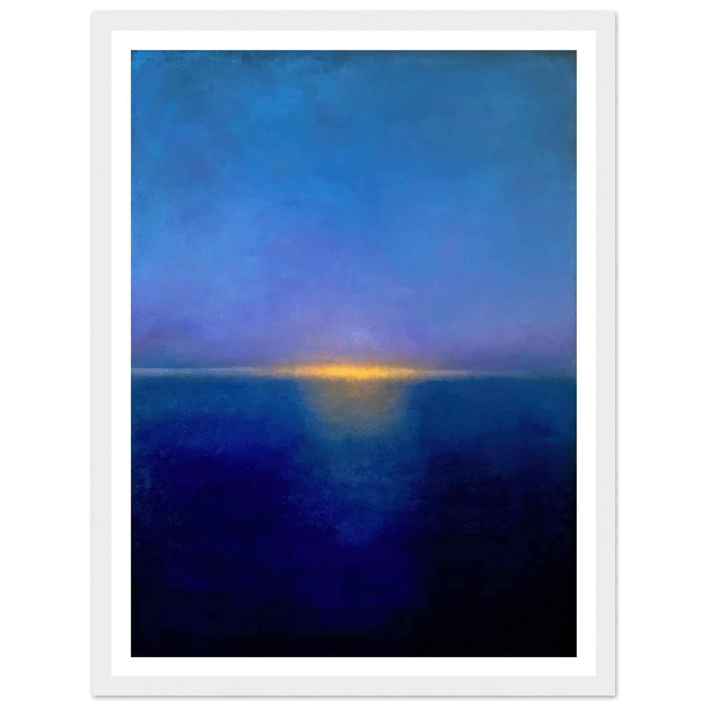 Submerged Horizon - Framed Poster - 30x40 cm / 12x16″ - Black frame