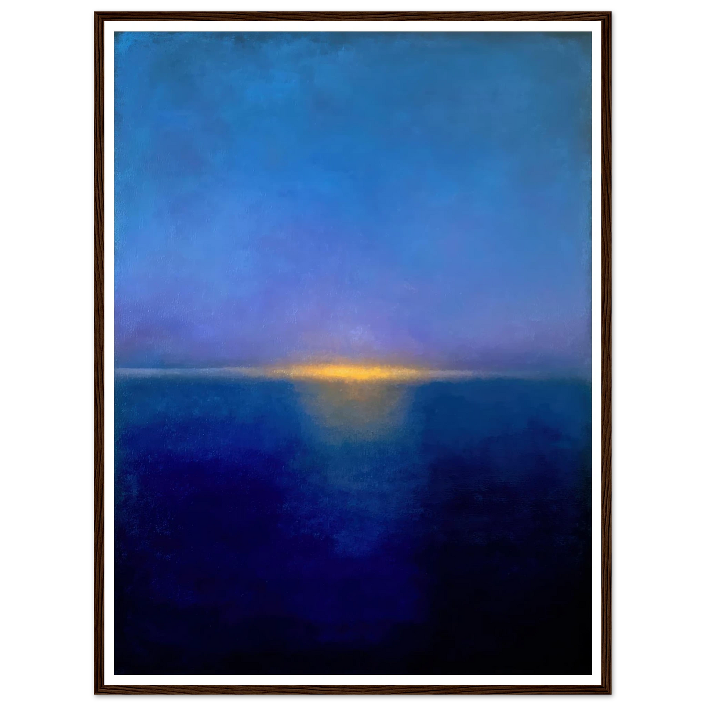 Submerged Horizon - Framed Poster - 30x40 cm / 12x16″ - Black frame