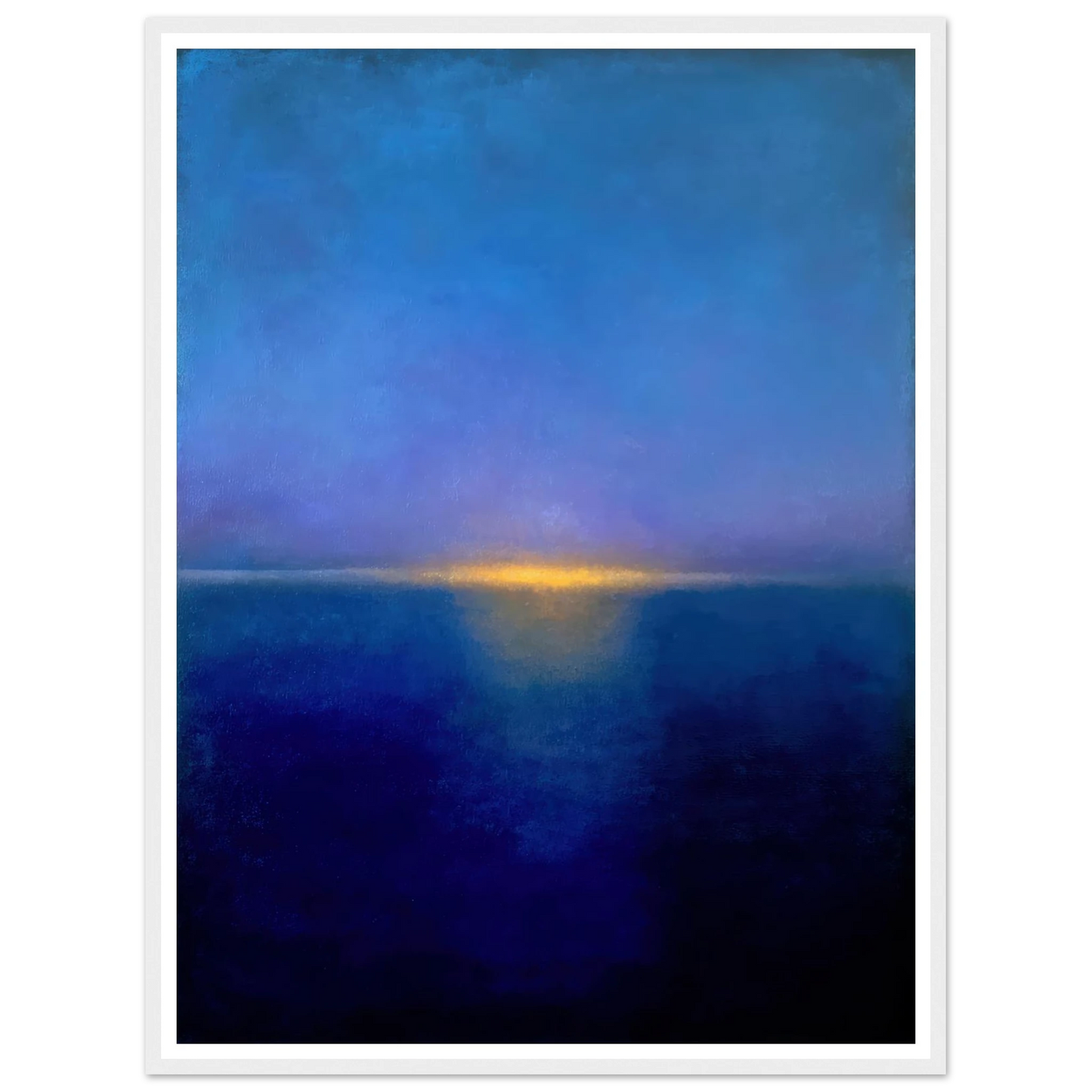 Submerged Horizon - Framed Poster - 30x40 cm / 12x16″ - Black frame