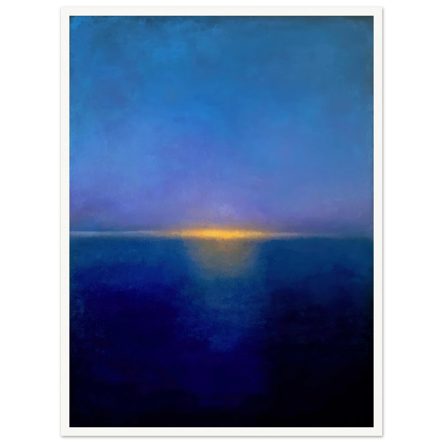 Submerged Horizon - Framed Poster - 30x40 cm / 12x16″ - Black frame