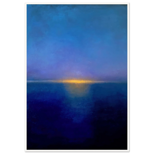 Submerged Horizon - Framed Poster - 30x40 cm / 12x16″ - Black frame