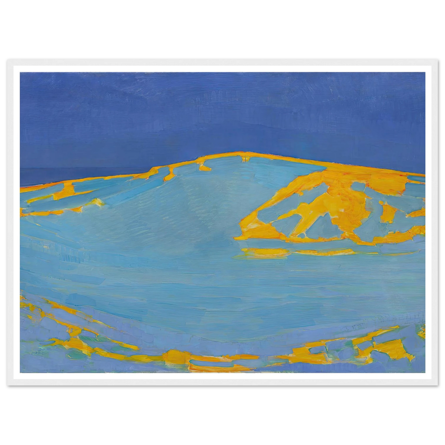 Summer, Dune in Zeeland (1910) Art Print | Piet Mondrian - Framed Poster - 30x40 cm / 12x16″ - Black frame