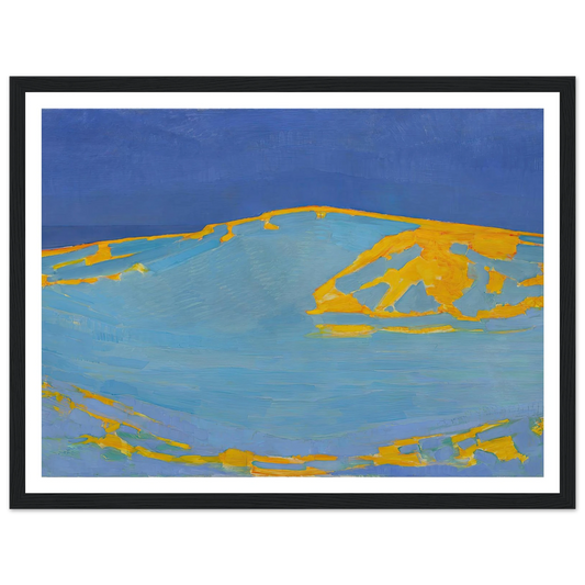 Summer, Dune in Zeeland (1910) Art Print | Piet Mondrian - Framed Poster - 30x40 cm / 12x16″ - Black frame