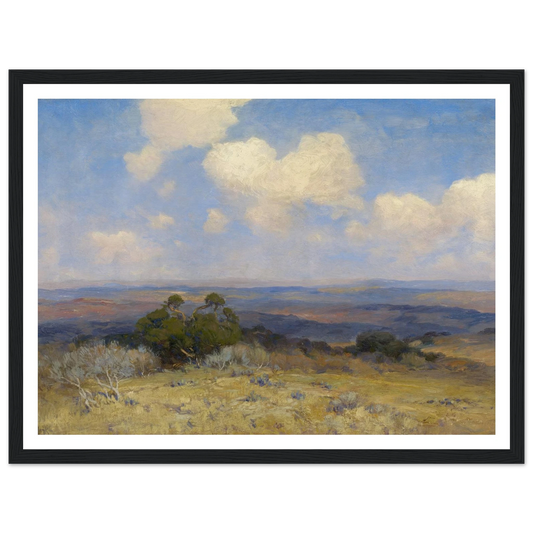 Sunlight and Shadow (1910) Art Print | Julian Onderdonk - Framed Poster - 30x40 cm / 12x16″ - Black frame