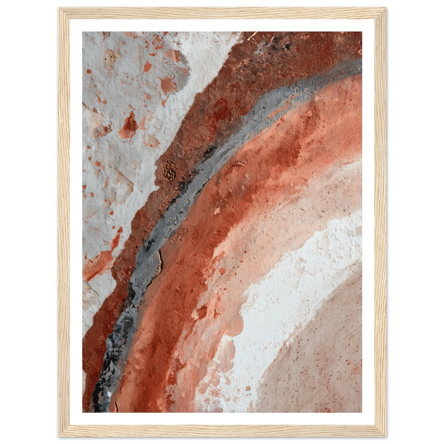 Terracotta Arc - Framed Poster - 30x40 cm / 12x16″ - Black frame
