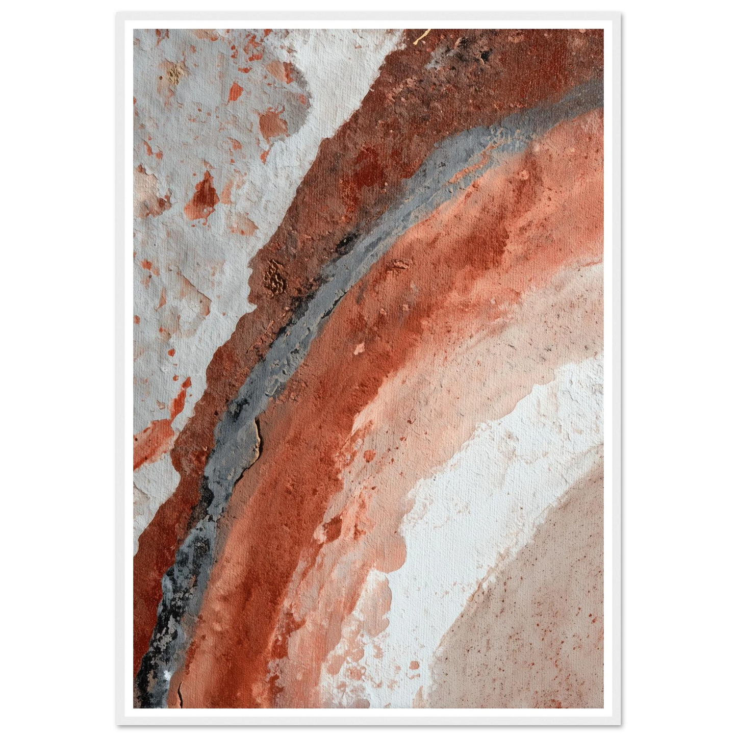 Terracotta Arc - Framed Poster - 30x40 cm / 12x16″ - Black frame