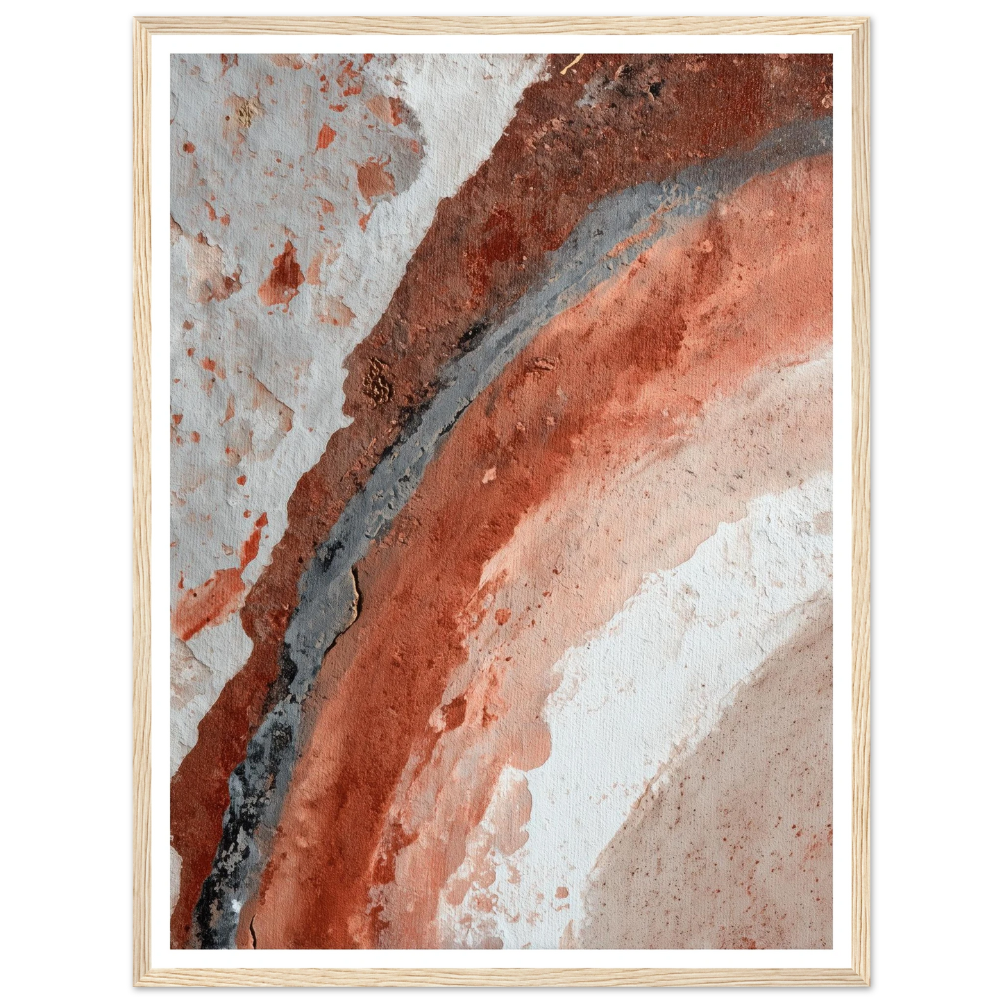 Terracotta Arc - Framed Poster - 30x40 cm / 12x16″ - Black frame
