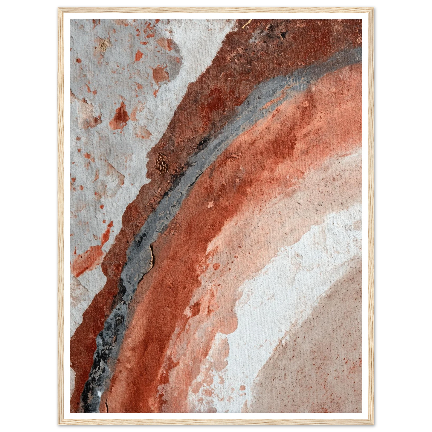 Terracotta Arc - Framed Poster - 30x40 cm / 12x16″ - Black frame