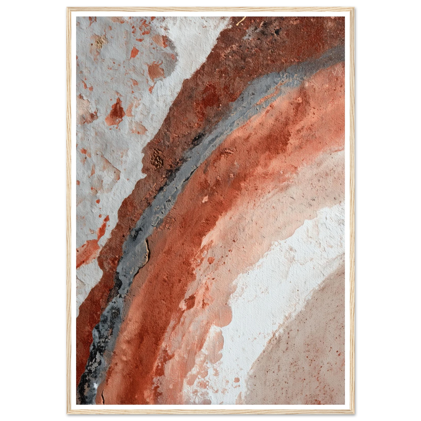 Terracotta Arc - Framed Poster - 30x40 cm / 12x16″ - Black frame