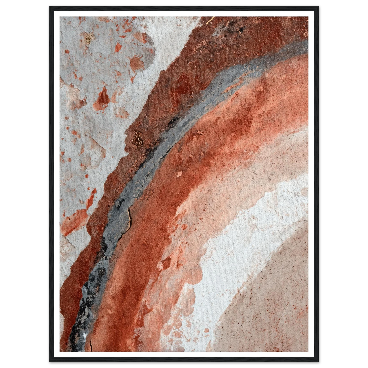 Terracotta Arc - Framed Poster - 30x40 cm / 12x16″ - Black frame
