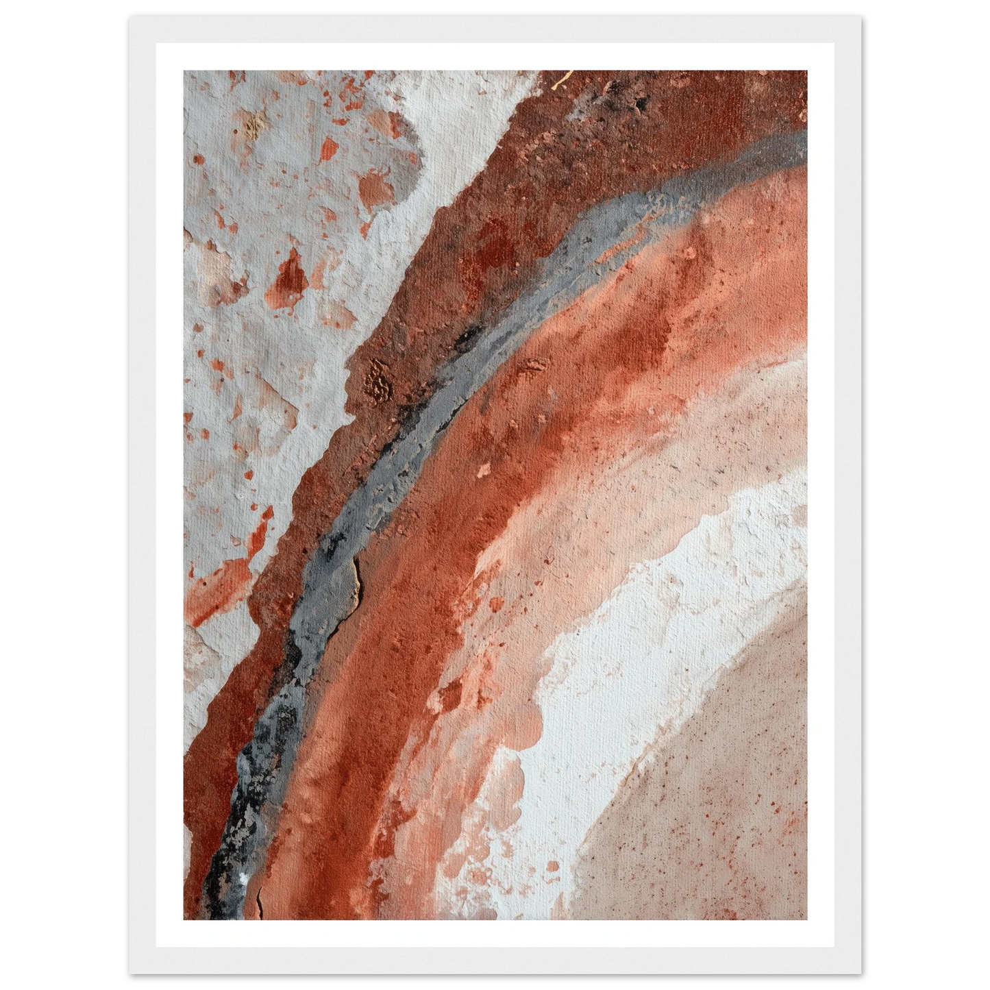 Terracotta Arc - Framed Poster - 30x40 cm / 12x16″ - Black frame