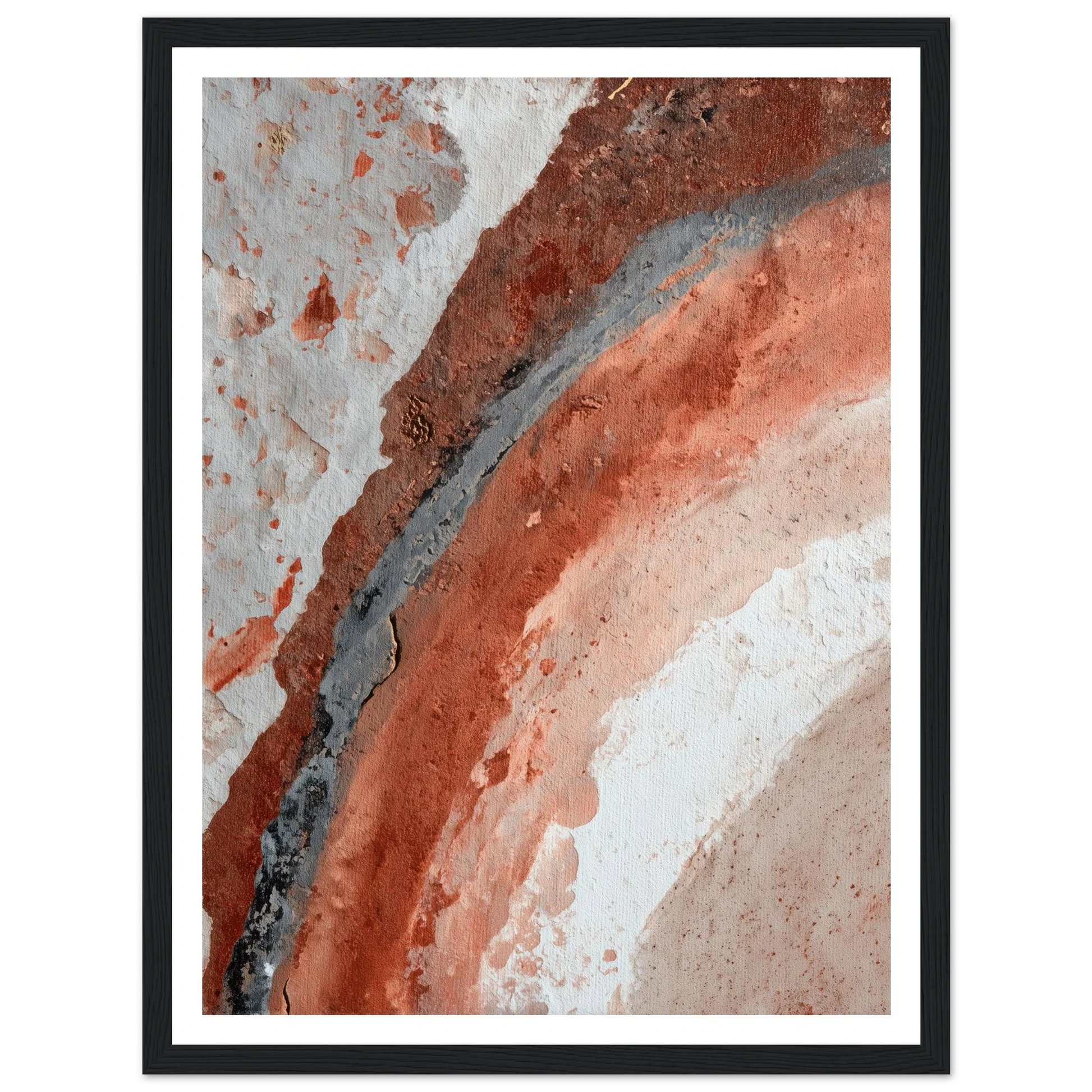 Terracotta Arc - Framed Poster - 30x40 cm / 12x16″ - Black frame