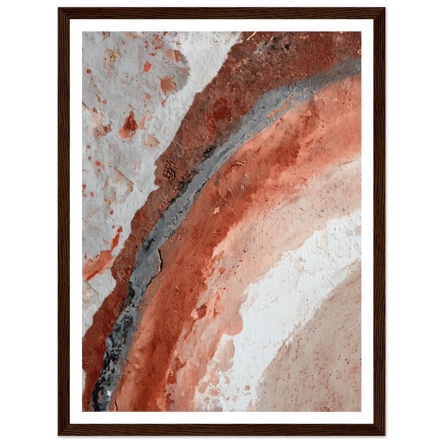 Terracotta Arc - Framed Poster - 30x40 cm / 12x16″ - Black frame