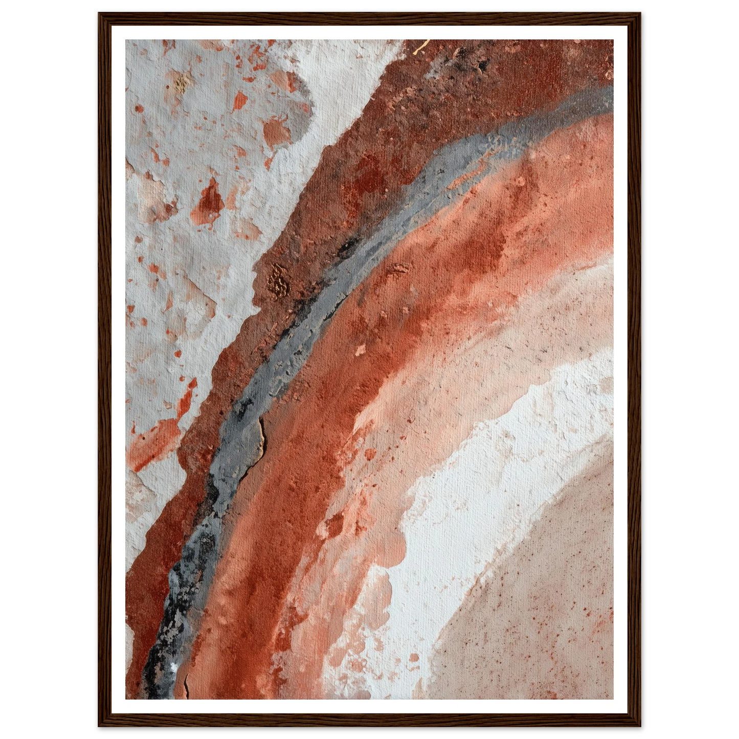 Terracotta Arc - Framed Poster - 30x40 cm / 12x16″ - Black frame