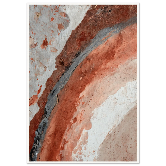 Terracotta Arc - Framed Poster - 30x40 cm / 12x16″ - Black frame