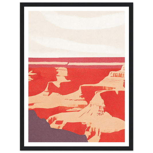 Terracotta Eternity - Framed Poster - 30x40 cm / 12x16″ - Black frame