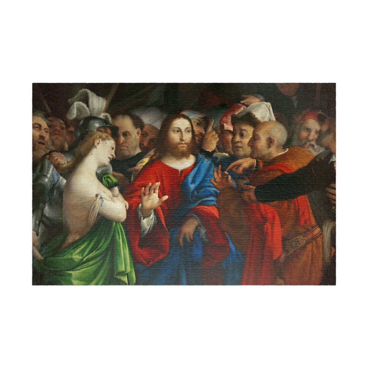 The Adultress Puzzle | Lorenzo Lotto - - 252 pcs (Horizontal) - 