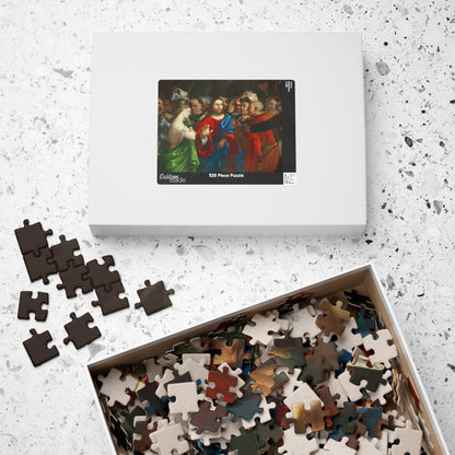 The Adultress Puzzle | Lorenzo Lotto - - 252 pcs (Horizontal) - 