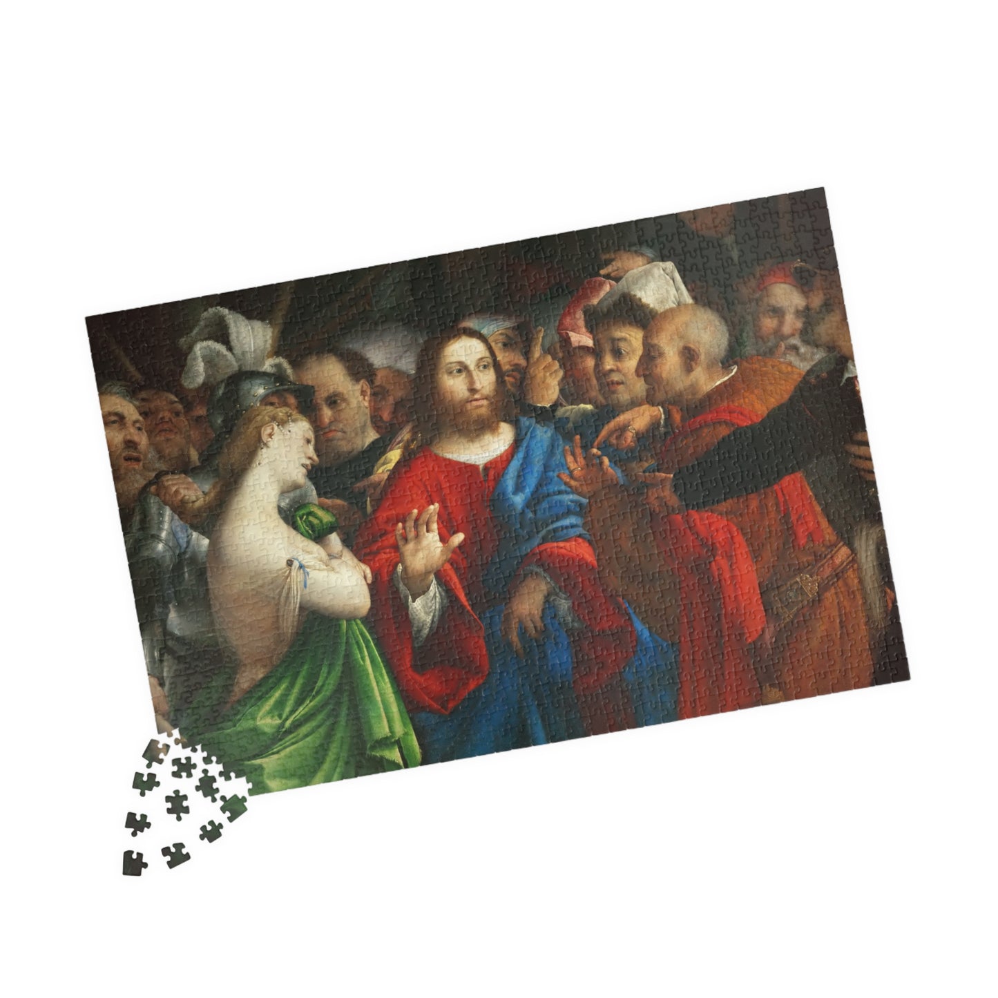 The Adultress Puzzle | Lorenzo Lotto - - 252 pcs (Horizontal) - 