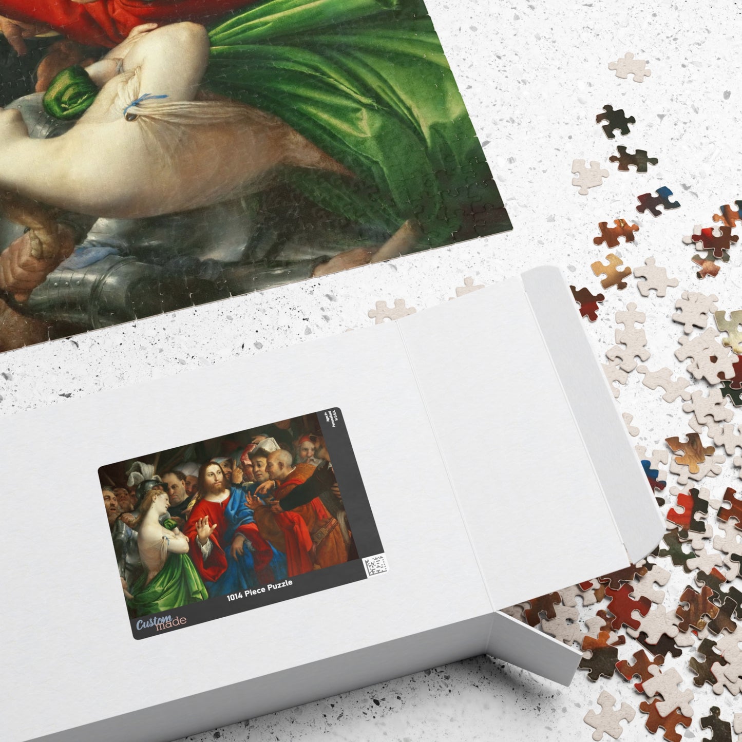The Adultress Puzzle | Lorenzo Lotto - - 252 pcs (Horizontal) - 