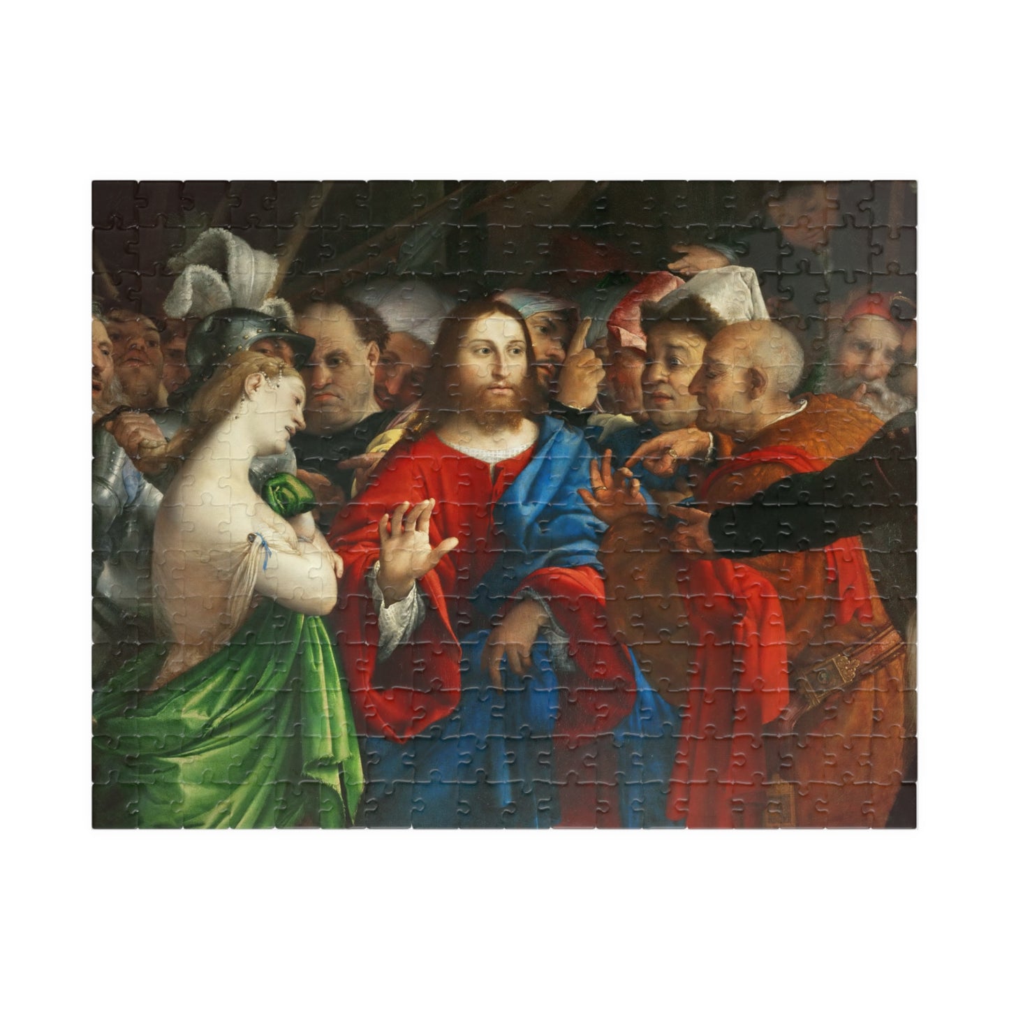 The Adultress Puzzle | Lorenzo Lotto - - 252 pcs (Horizontal) - 